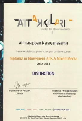 certificate-diploma-movement-arts-mixed-media