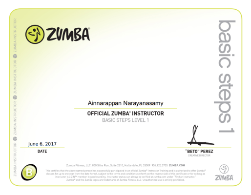 zumba-certificate
